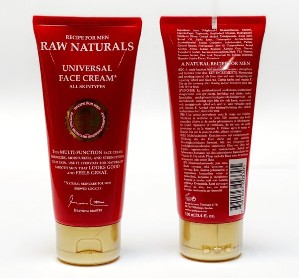 Raw Naturals Universal Face Cream B4men
