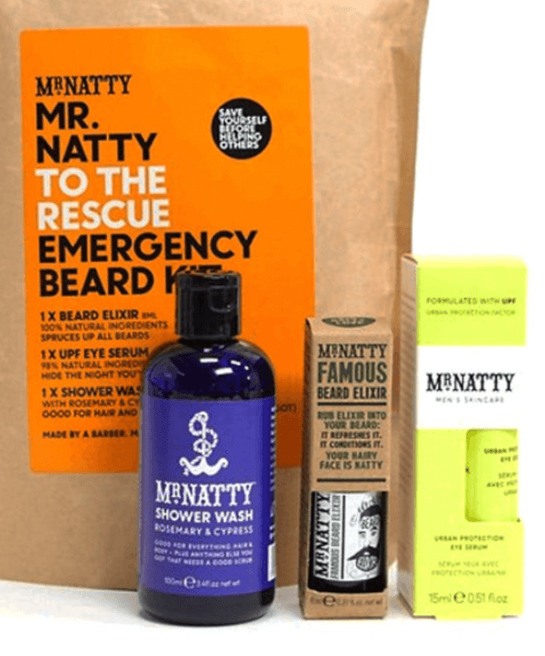 Mr Natty Emergency Beard Kit B4men Webshop. Dit zit er in!
